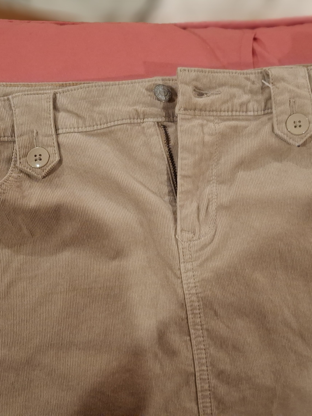 Old Navy Tan Corduroy Mini Skirt - Picture 3 of 9